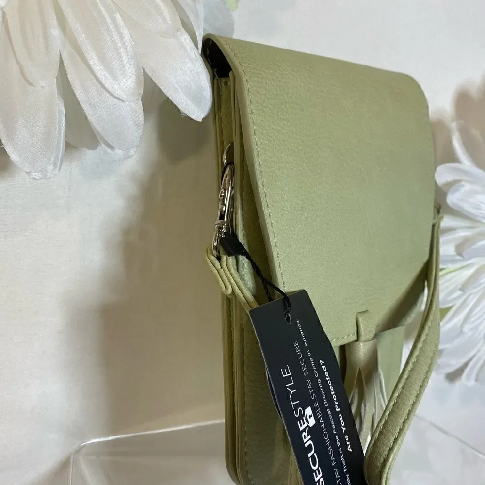 NWT K. Carroll RFID 2 Way Bag